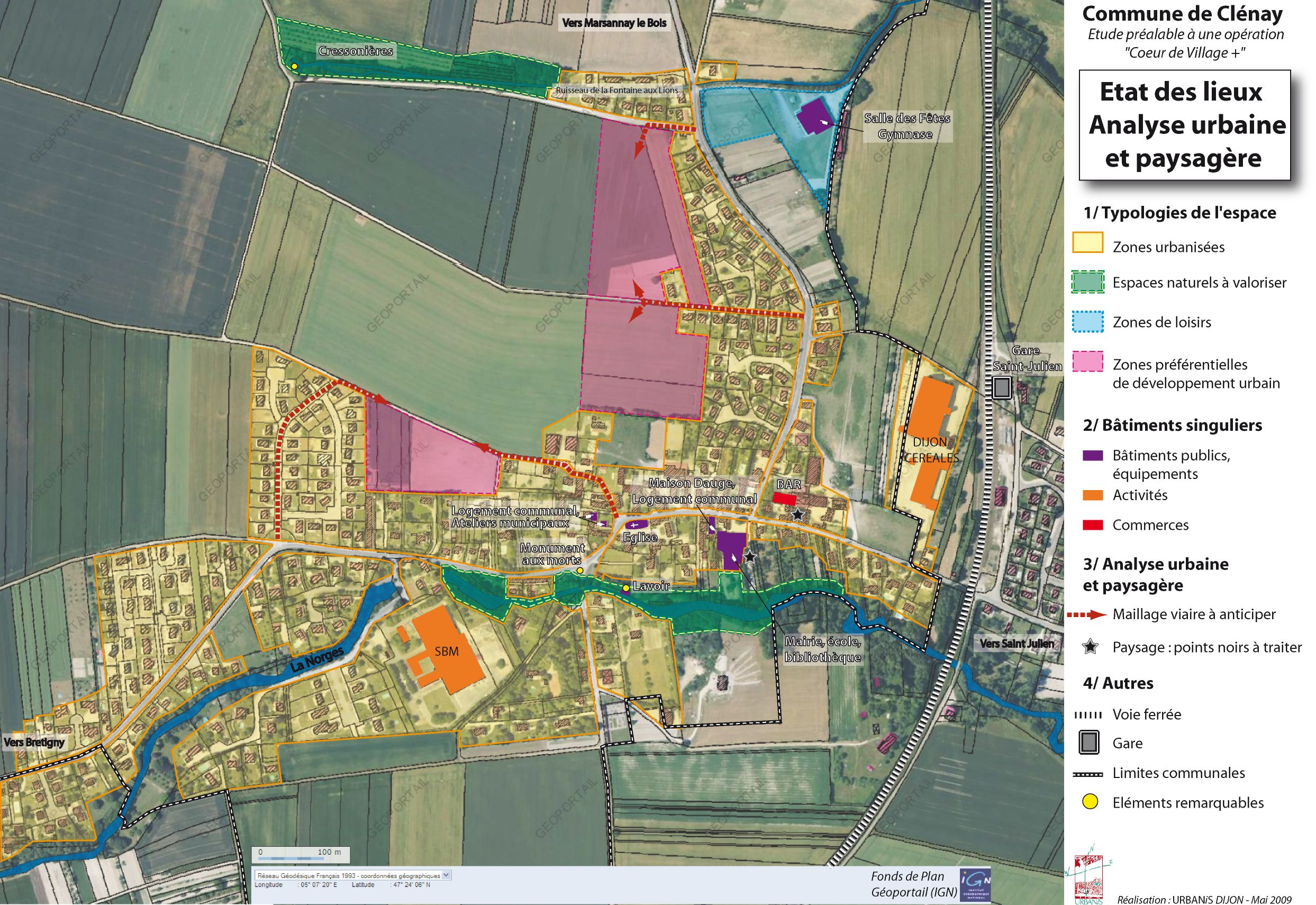 Etude préalable à une opération « Cœur de Villages + » pour la Commune de Clénay